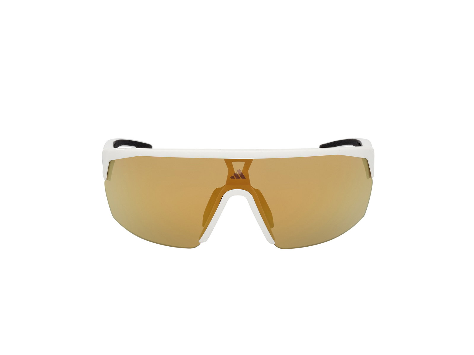 Das Bild zeigt die Adidas Sport Sonnenbrille SP0099 21G von vorne.